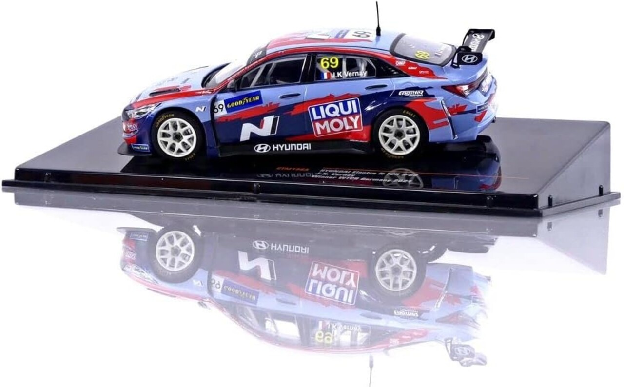 Hyundai Hyundai Elantra N TCR #69 Winner WTCR Germany 2021 - 1:43 - IXO Models Hyundai Hyundai Elantra N TCR #69 Winner WTCR Germany 2021 - 1:43 - IXO Models