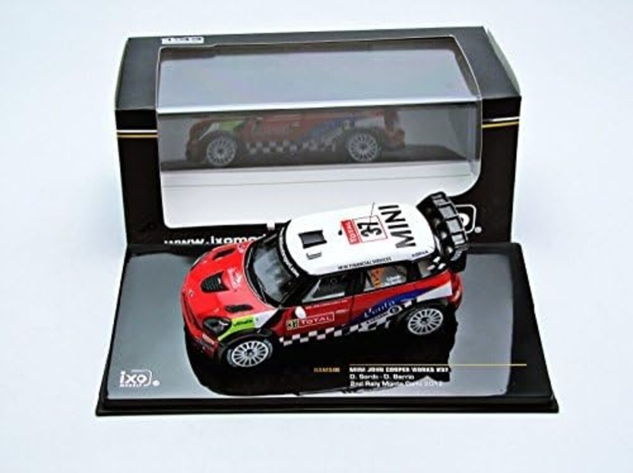 Mini Mini John Cooper Works #37 2nd Rally Monte Carlo 2012 - 1:43  - IXO Models Mini Mini John Cooper Works #37 2nd Rally Monte Carlo 2012 - 1:43  - IXO Models