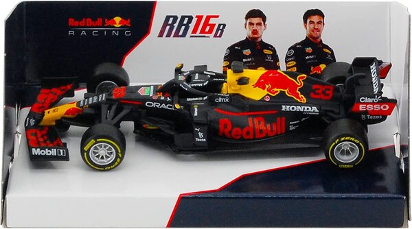 Formule 1 Red Bull RB16B Honda #33 World Champion 2021 Verstappen - 1:43 - Bburago Formule 1 Red Bull RB16B Honda #33 World Champion 2021 Verstappen - 1:43 - Bburago