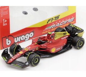 Formule 1 Ferrari F1-75 #55 GP Monza Italy 2022 (C.Sainz) - 1:43 - Bburago Formule 1 Ferrari F1-75 #55 GP Monza Italy 2022 (C.Sainz) - 1:43 - Bburago