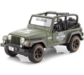 Jeep Jeep Wrangler Rubicon 'Harley Davidson' - 1:27 - Maisto Jeep Jeep Wrangler Rubicon 'Harley Davidson' - 1:27 - Maisto