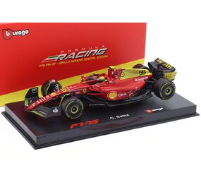 Formule 1 Ferrari F1-75 #55 GP Monza Italy 2022 (C.Sainz) - 1:43 - Bburago Formule 1 Ferrari F1-75 #55 GP Monza Italy 2022 (C.Sainz) - 1:43 - Bburago