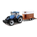 New Holland New Holland T7.315 Tractor + Livestock Trailer 2018 - 1:32 - Bburago New Holland New Holland T7.315 Tractor + Livestock Trailer 2018 - 1:32 - Bburago