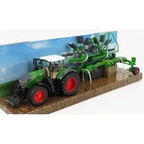 Fendt Fendt Vario 1050 Tractor + Whirl Rake Trailer 2016 - 1:50 - Bburago Fendt Fendt Vario 1050 Tractor + Whirl Rake Trailer 2016 - 1:50 - Bburago