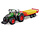 Fendt Vario 1050 Tractor + Trailer + Hay Bales 2016 - 1:50 - Bburago