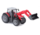 Massey Ferguson 8740S Tractor + Front Scraper / Loader - 1:50 - Bburago
