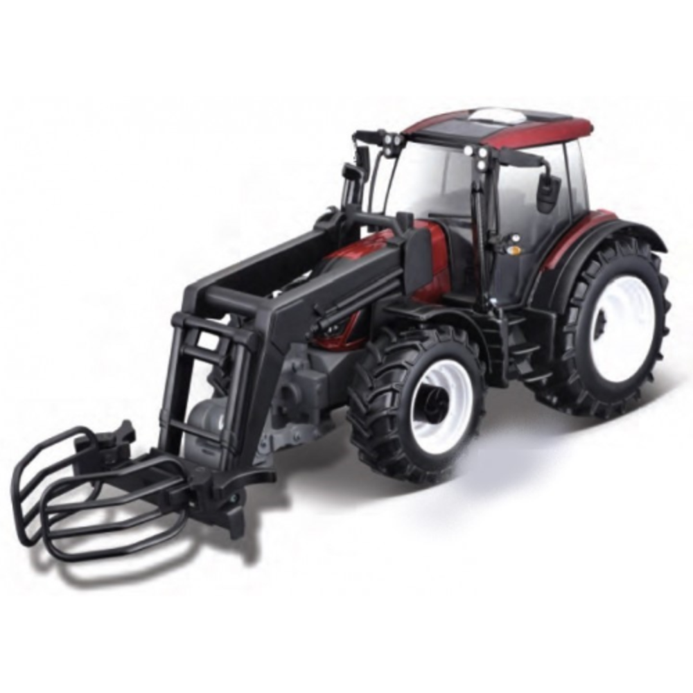 Valtra Valtra N174 Tractor + Front Hay Bale Loader 2017 - 1:32 - Bburago