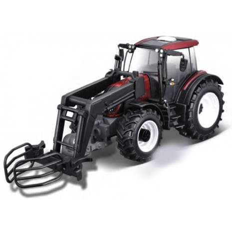 Valtra Valtra N174 Tractor + Front Hay Bale Loader 2017 - 1:32 - Bburago