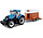New Holland T7000 Tractor + Horse Trailer - 1:32 - Bburago