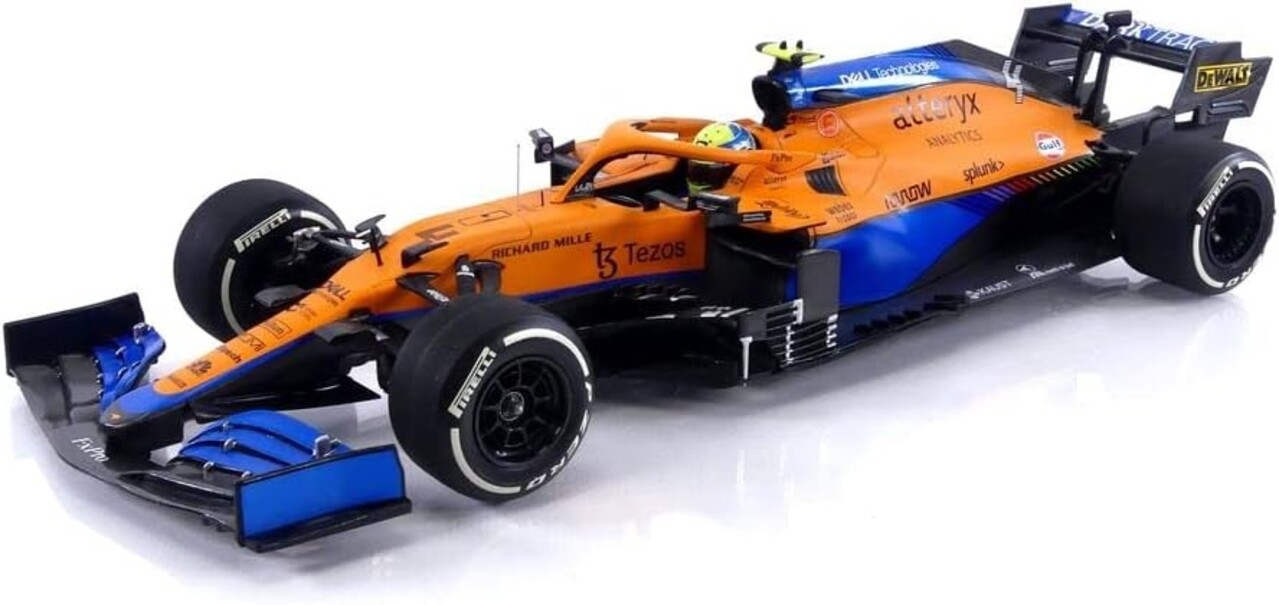 Formule 1 McLaren F1 Team MCL35M #4 (Lando Norris) 2nd Place Italian GP 2021 - 1:18 - Minichamps