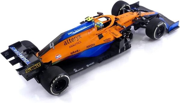 Formule 1 McLaren F1 Team MCL35M #4 (Lando Norris) 2nd Place Italian GP 2021 - 1:18 - Minichamps
