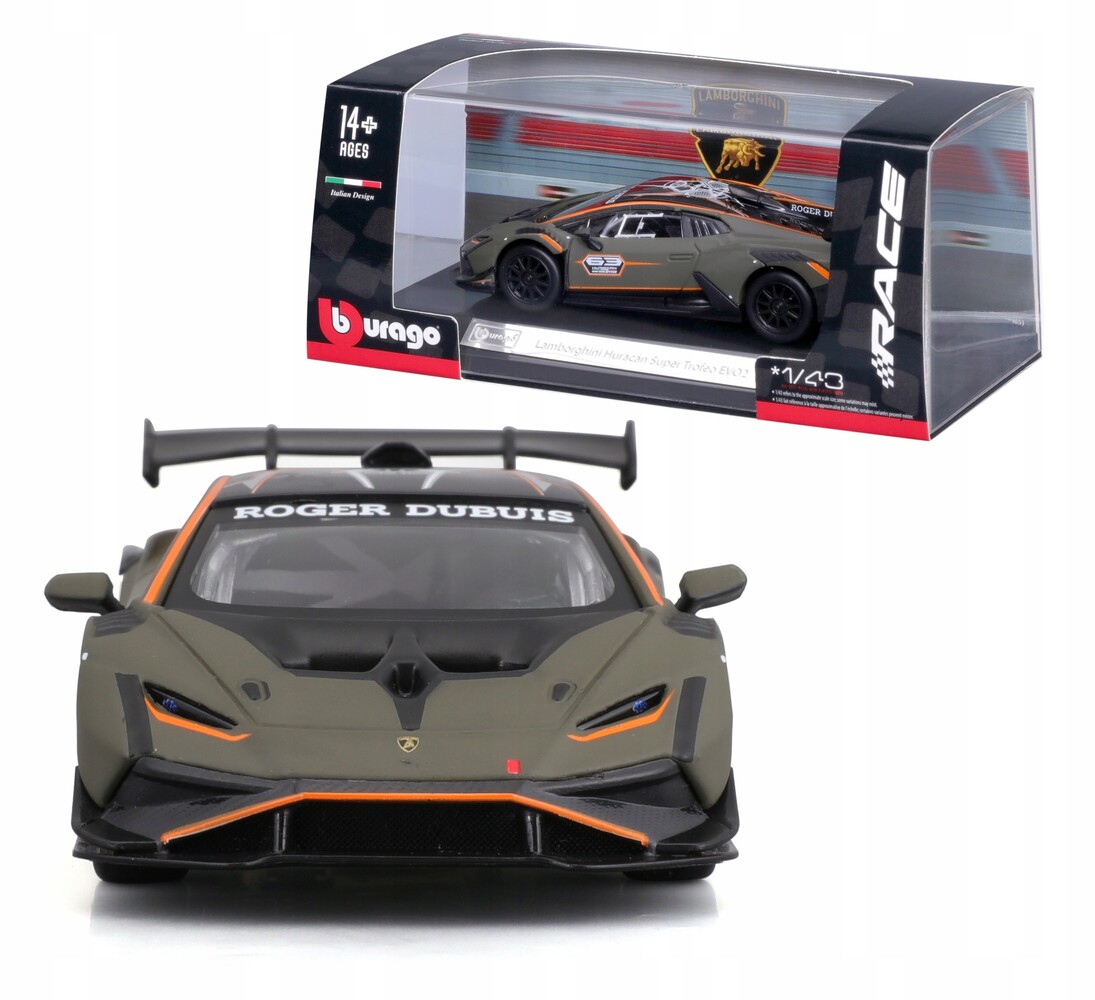Lamborghini Lamborghini Huracan Super Trofeo Evo2 #63 2022 - 1:43 - Bburago Lamborghini Lamborghini Huracan Super Trofeo Evo2 #63 2022 - 1:43 - Bburago