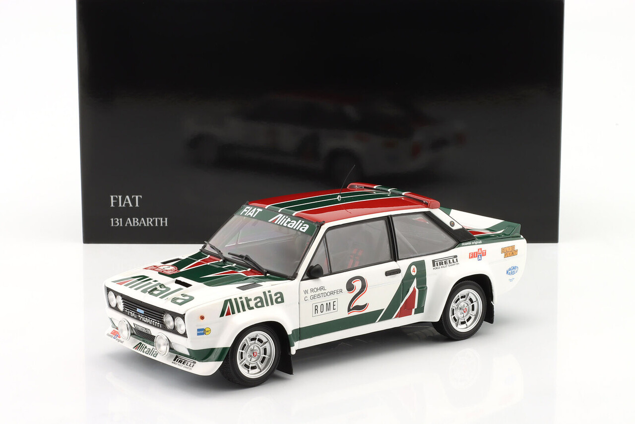 Fiat Fiat 131 Abarth #2 Rally Monte Carlo 1978 - 1:18 - Kyosho Fiat Fiat 131 Abarth #2 Rally Monte Carlo 1978 - 1:18 - Kyosho