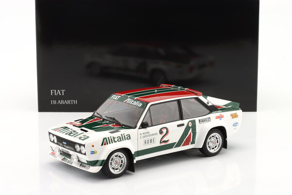 Fiat Fiat 131 Abarth #2 Rally Monte Carlo 1978 - 1:18 - Kyosho Fiat Fiat 131 Abarth #2 Rally Monte Carlo 1978 - 1:18 - Kyosho
