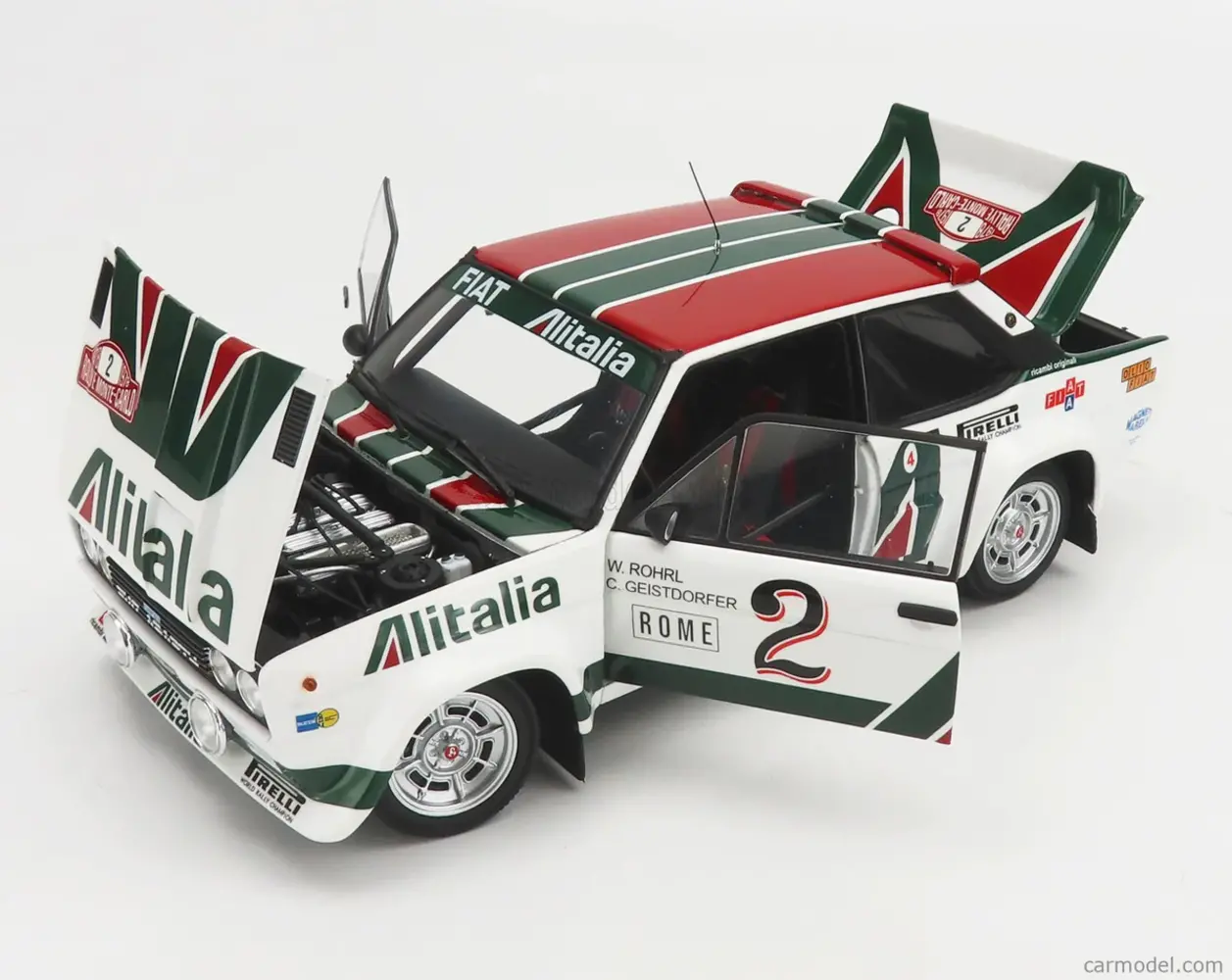 Fiat Fiat 131 Abarth #2 Rally Monte Carlo 1978 - 1:18 - Kyosho Fiat Fiat 131 Abarth #2 Rally Monte Carlo 1978 - 1:18 - Kyosho