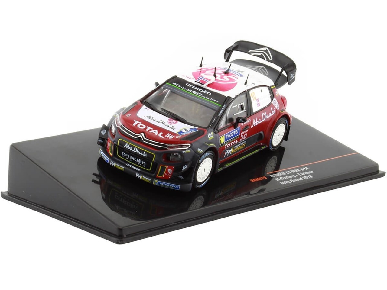 Citroen Citroën C3 WRC #10 Rally Finland 2018 - 1:43 - IXO Models