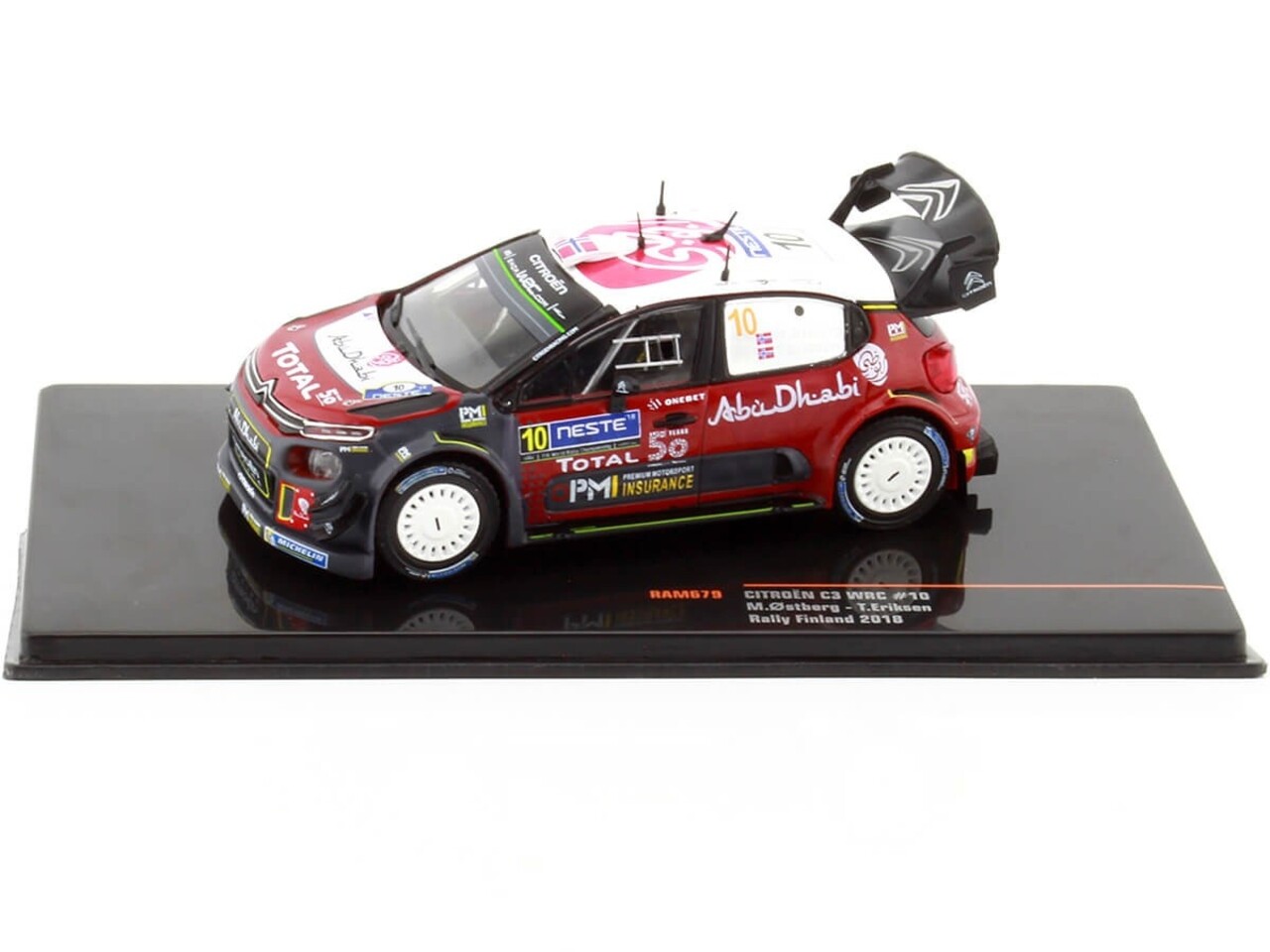 Citroen Citroën C3 WRC #10 Rally Finland 2018 - 1:43 - IXO Models
