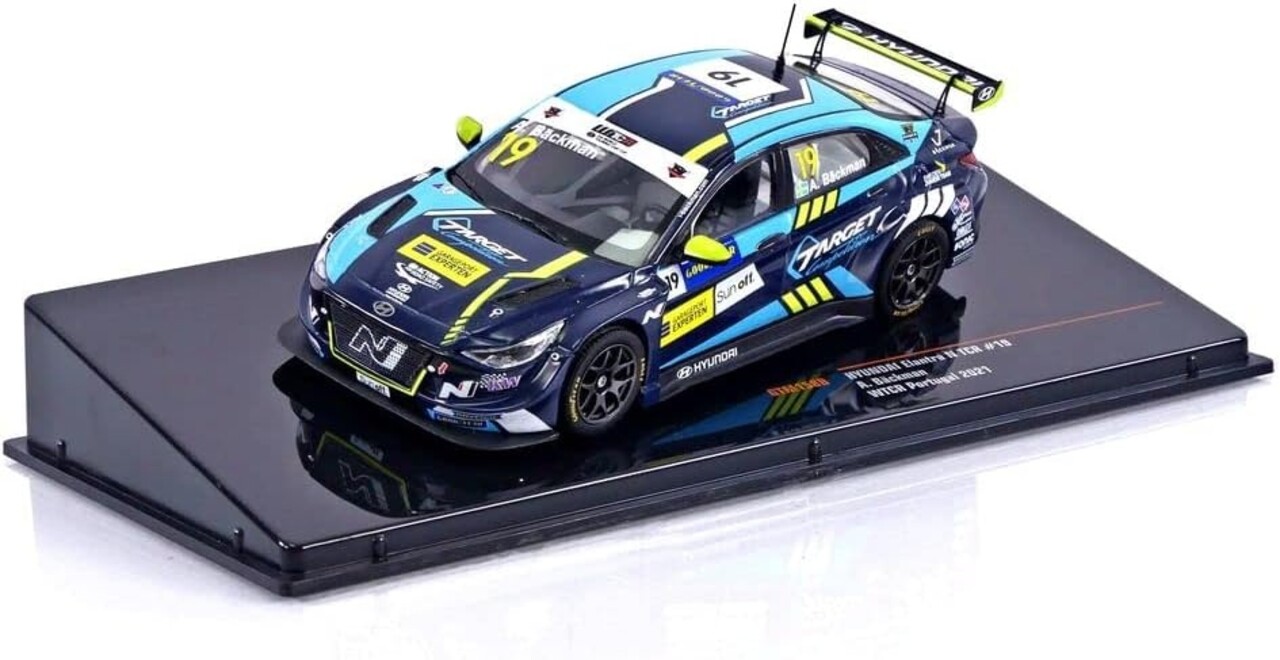 Hyundai Hyundai Elantra N TCR #19 WTCR Portugal 2021 - 1:43 - IXO Models Hyundai Hyundai Elantra N TCR #19 WTCR Portugal 2021 - 1:43 - IXO Models