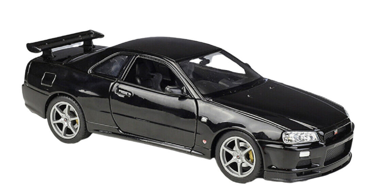Nissan Nissan Skyline GT-R (R34) RHD -1:24 - Welly Nissan Nissan Skyline GT-R (R34) RHD -1:24 - Welly