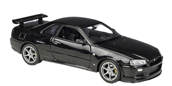Nissan Nissan Skyline GT-R (R34) RHD -1:24 - Welly Nissan Nissan Skyline GT-R (R34) RHD -1:24 - Welly