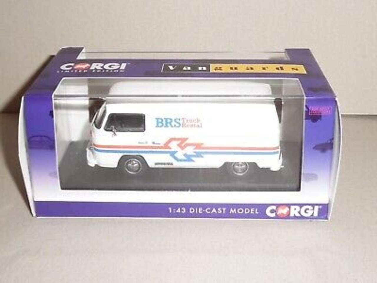 Volkswagen Volkswagen T2 Transporter Delivery Van RHD 'BRS Truck Rental' - 1:43 - Vanguards Volkswagen Volkswagen T2 Transporter Delivery Van RHD 'BRS Truck Rental' - 1:43 - Vanguards