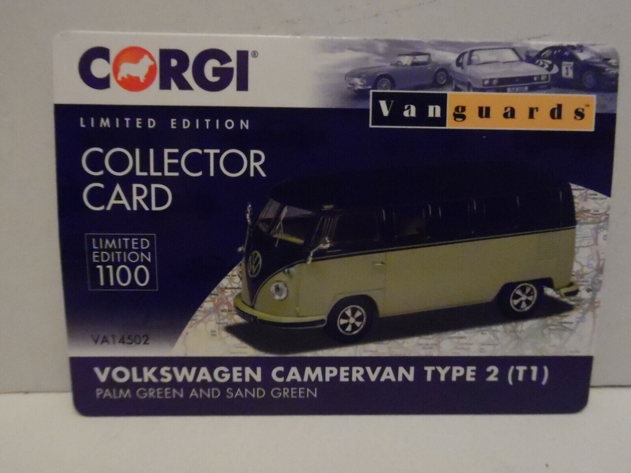 Volkswagen Volkswagen T1 Type 2 Campervan - 1:43 - Vanguards Volkswagen Volkswagen T1 Type 2 Campervan - 1:43 - Vanguards