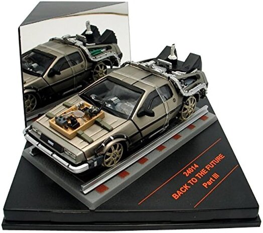 DeLorean DeLorean DMC 12  Back To The Future III (Rail Way Version) - 1:43 - Vitesse DeLorean DeLorean DMC 12  Back To The Future III (Rail Way Version) - 1:43 - Vitesse