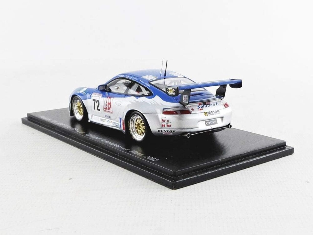 Porsche Porsche 911 996 GT3-RS Luc Alphand Aventures #72 Le Mans 2002 - 1:43 - Spark Porsche Porsche 911 996 GT3-RS Luc Alphand Aventures #72 Le Mans 2002 - 1:43 - Spark