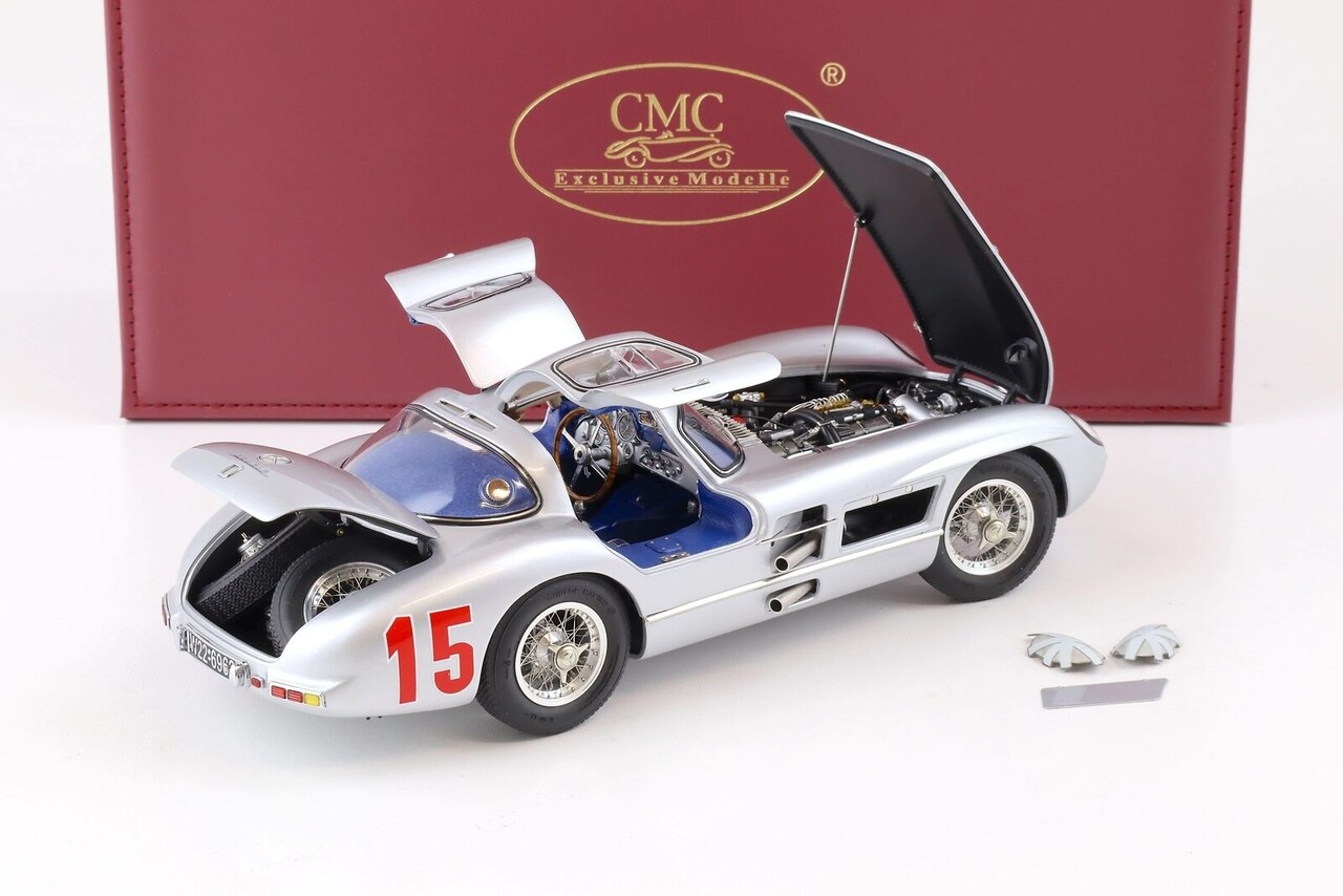 Mercedes-Benz Mercedes-Benz 300 SLR Uhlenhaut Coupe #15 GP Sweden 1955 - 1:18 - CMC