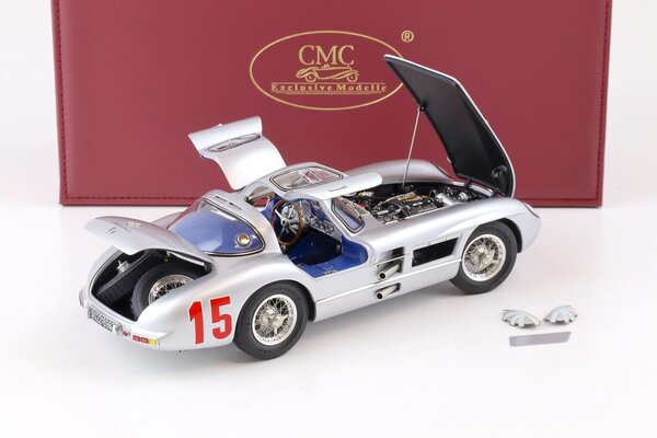Mercedes-Benz Mercedes-Benz 300 SLR Uhlenhaut Coupe #15 GP Sweden 1955 - 1:18 - CMC