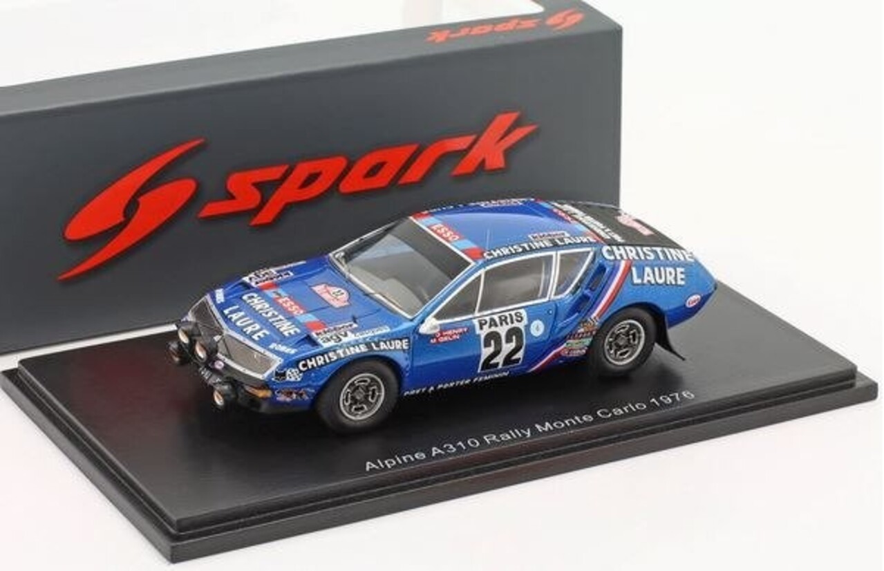 Alpine Alpine A310 #22 Rally Monte Carlo 1976 - 1:43 - Spark Alpine Alpine A310 #22 Rally Monte Carlo 1976 - 1:43 - Spark