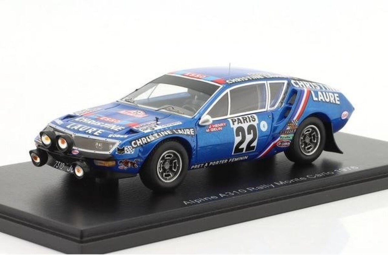 Alpine Alpine A310 #22 Rally Monte Carlo 1976 - 1:43 - Spark Alpine Alpine A310 #22 Rally Monte Carlo 1976 - 1:43 - Spark