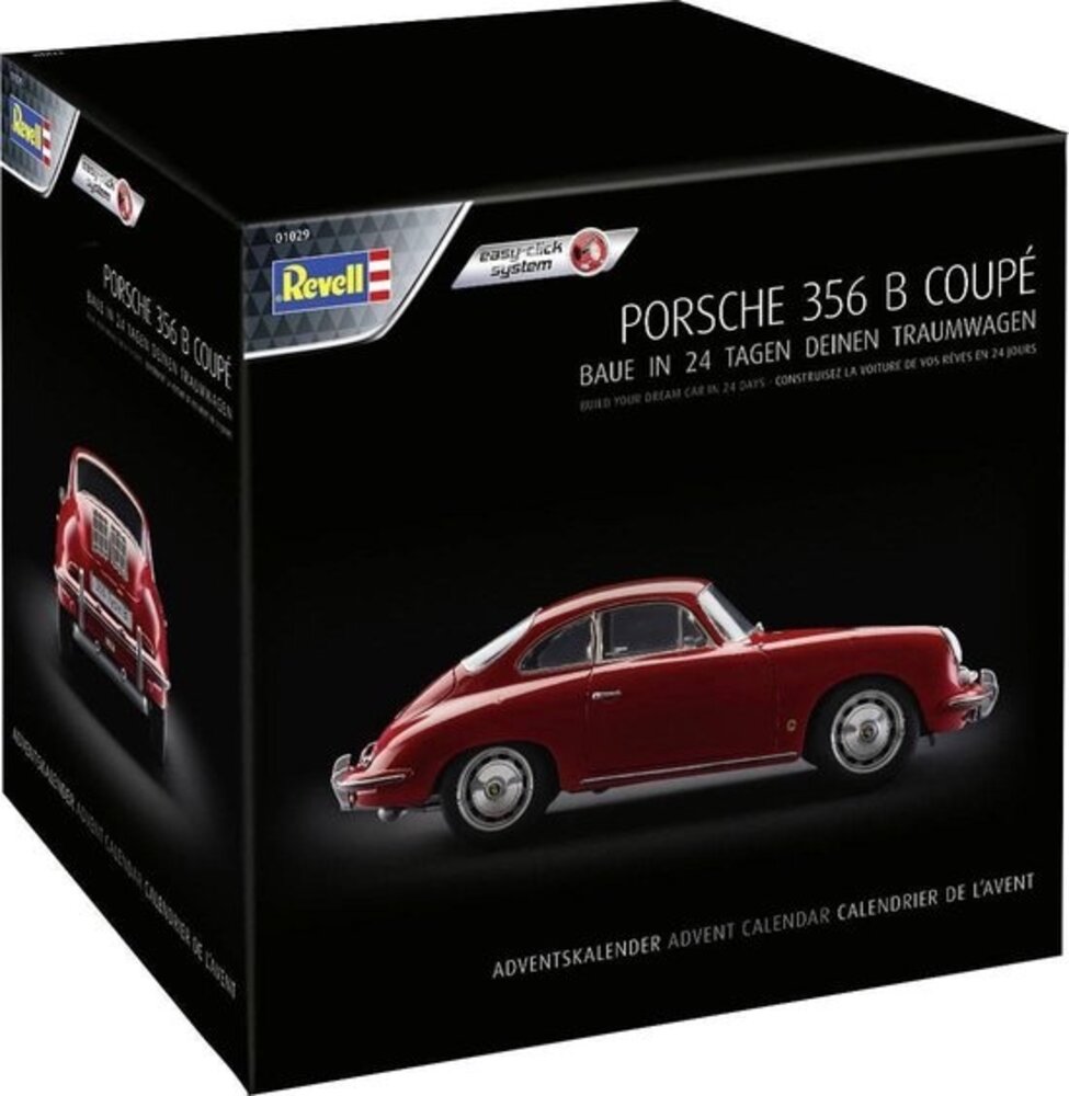 Porsche 356 B Coupé (127 Onderdelen) - 1:16 - Revell Porsche 356 B Coupé (127 Onderdelen) - 1:16 - Revell