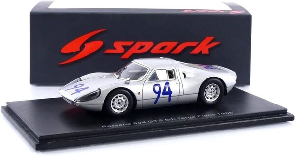 Porsche Porsche 904 GTS #94 5th Targa Florio 1965 - 1:43 - Spark Porsche Porsche 904 GTS #94 5th Targa Florio 1965 - 1:43 - Spark