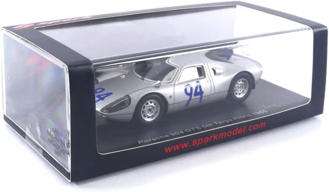 Porsche Porsche 904 GTS #94 5th Targa Florio 1965 - 1:43 - Spark Porsche Porsche 904 GTS #94 5th Targa Florio 1965 - 1:43 - Spark