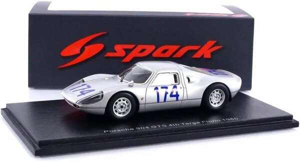 Porsche Porsche 904 GTS #174 4th Targa Florio 1965 - 1:43 - Spark Porsche Porsche 904 GTS #174 4th Targa Florio 1965 - 1:43 - Spark