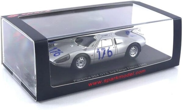 Porsche Porsche 904 GTS #176 3rd Targa Florio 1965 - 1:43 - Spark Porsche Porsche 904 GTS #176 3rd Targa Florio 1965 - 1:43 - Spark