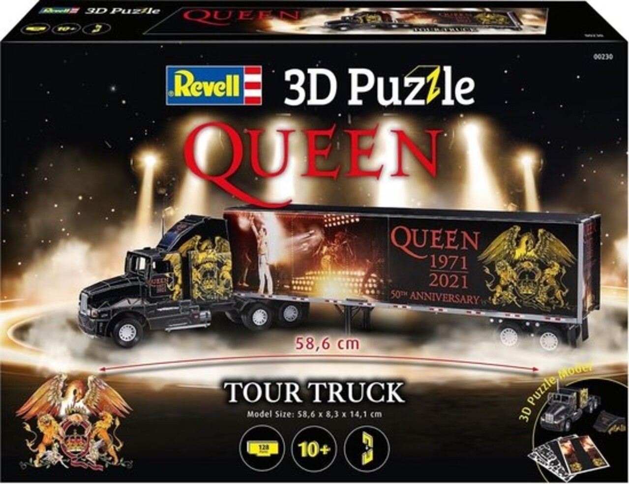 3D Puzzle Queen Tour Truck (128 Parts) - Revell 3D Puzzle Queen Tour Truck (128 Parts) - Revell