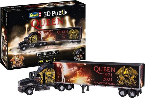 3D Puzzle Queen Tour Truck (128 Parts) - Revell 3D Puzzle Queen Tour Truck (128 Parts) - Revell