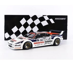 BMW BMW M1 Schnitzer-Eterna Meisterphoto-Team #2 Winner Zolder 1982 - 1:18 - Minichamps BMW BMW M1 Schnitzer-Eterna Meisterphoto-Team #2 Winner Zolder 1982 - 1:18 - Minichamps
