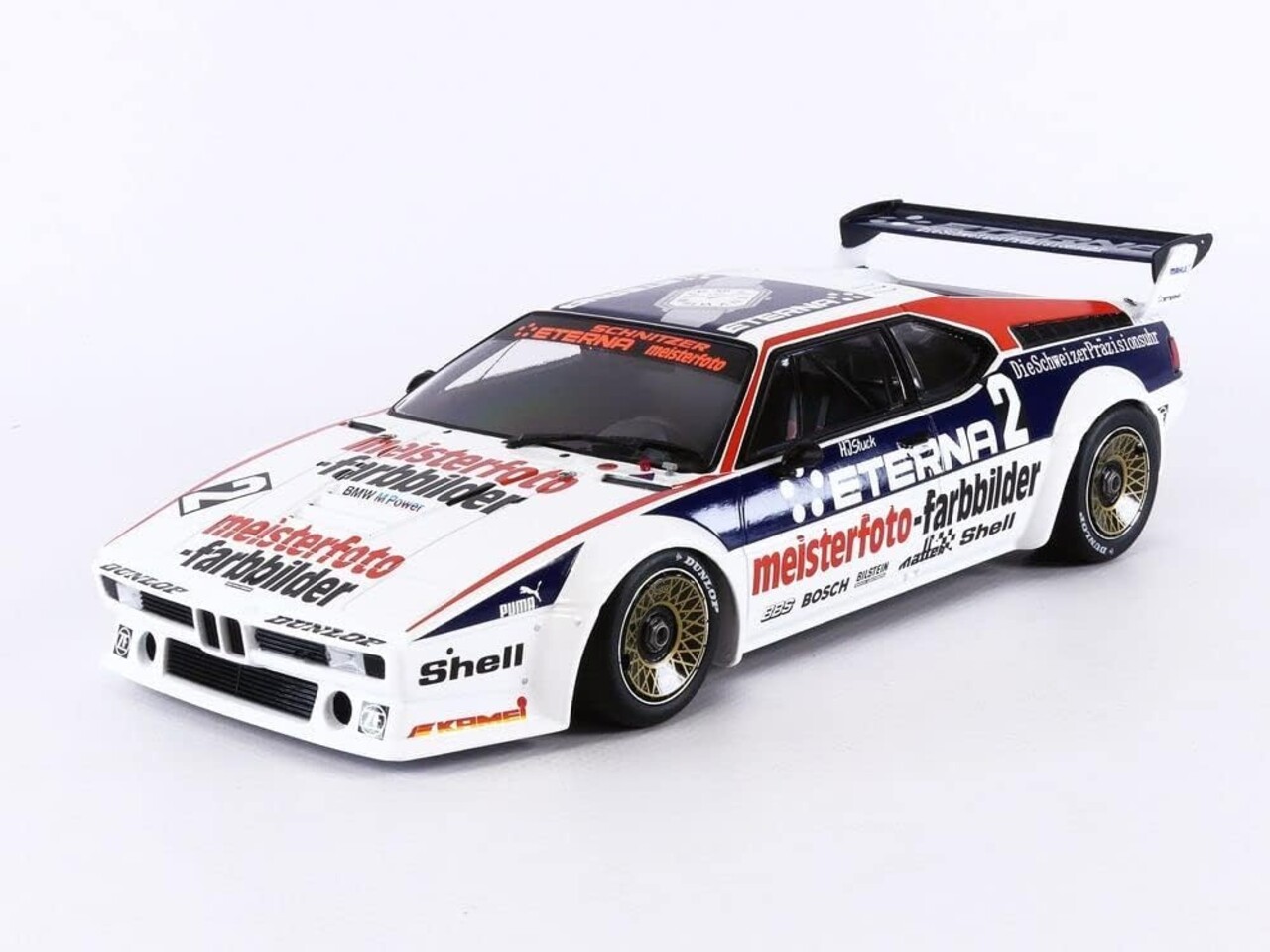 BMW BMW M1 Schnitzer-Eterna Meisterphoto-Team #2 Winner Zolder 1982 - 1:18 - Minichamps BMW BMW M1 Schnitzer-Eterna Meisterphoto-Team #2 Winner Zolder 1982 - 1:18 - Minichamps