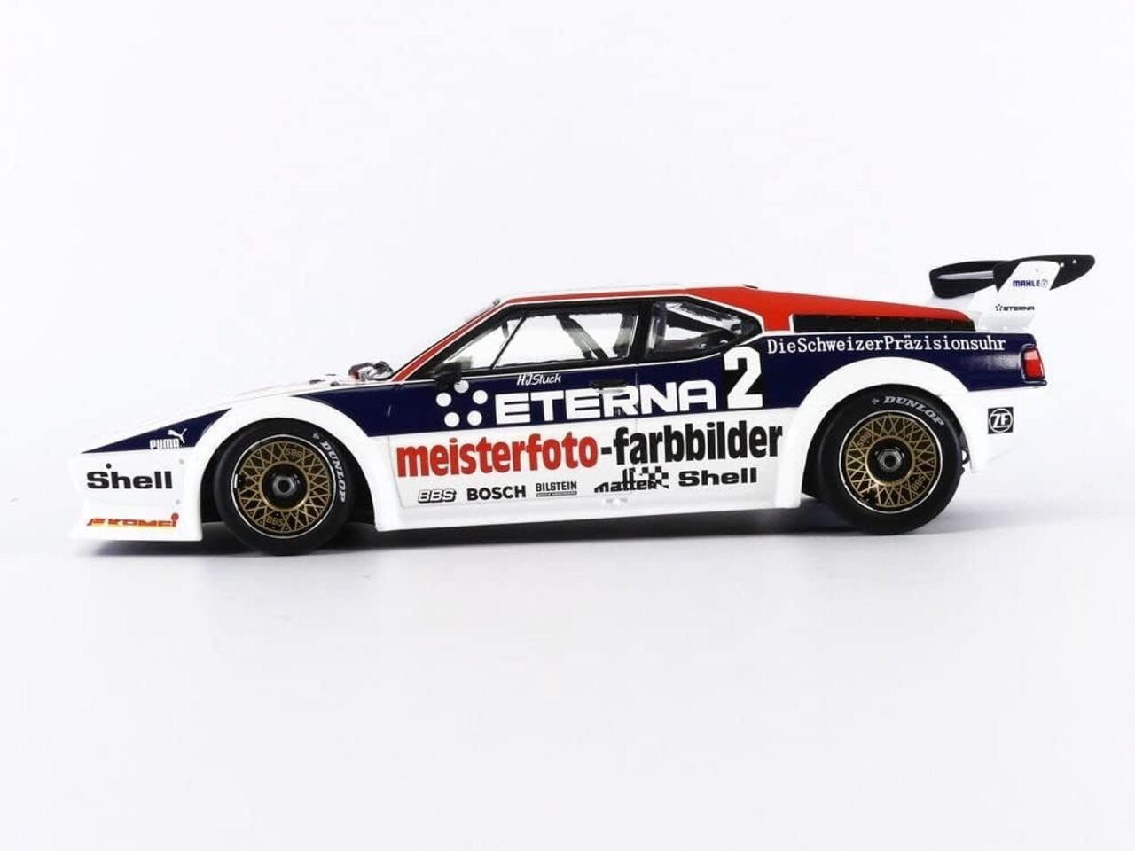 BMW BMW M1 Schnitzer-Eterna Meisterphoto-Team #2 Winner Zolder 1982 - 1:18 - Minichamps BMW BMW M1 Schnitzer-Eterna Meisterphoto-Team #2 Winner Zolder 1982 - 1:18 - Minichamps