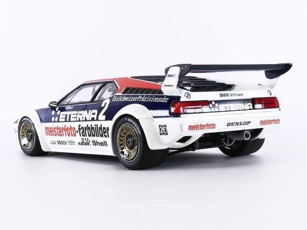 BMW BMW M1 Schnitzer-Eterna Meisterphoto-Team #2 Winner Zolder 1982 - 1:18 - Minichamps BMW BMW M1 Schnitzer-Eterna Meisterphoto-Team #2 Winner Zolder 1982 - 1:18 - Minichamps