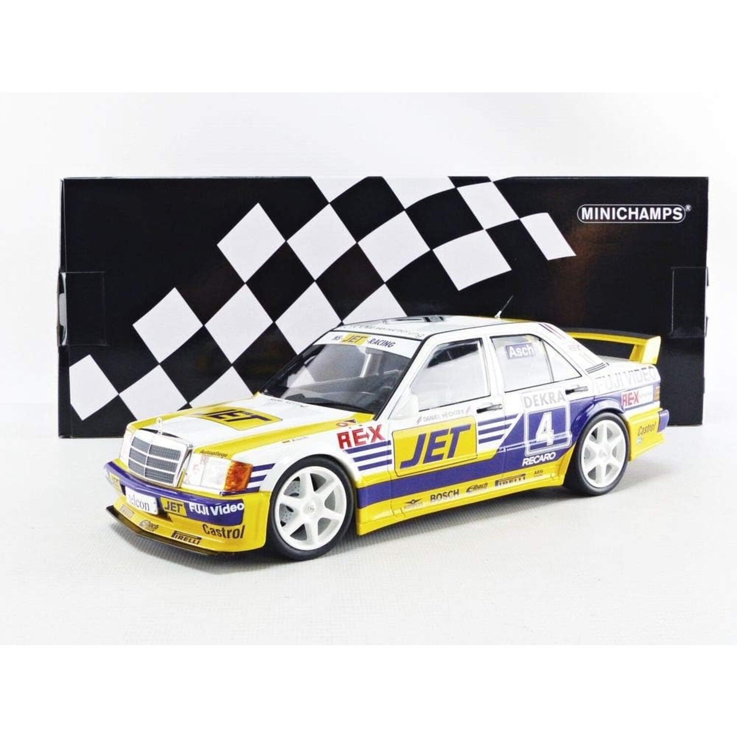 Mercedes-Benz 190E 2.5-16 EVO 1 Team MS-JET #4 DTM 1989 - 1:18