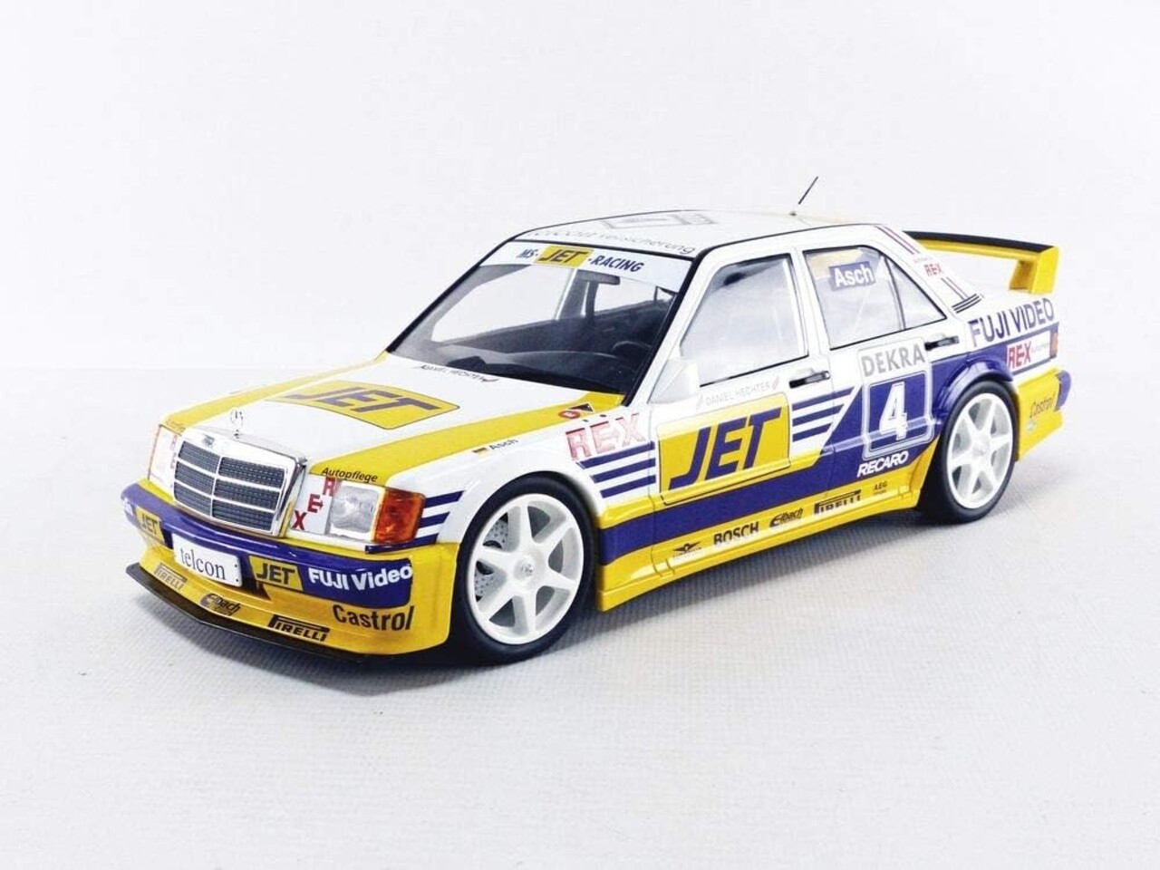 Mercedes-Benz 190E 2.5-16 EVO 1 Team MS-JET #4 DTM 1989 - 1:18