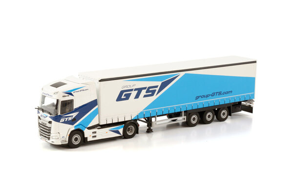 Daf DAF XG 4x2 + Curtainside Semitrailer 3 Axle 'Group GTS' -1:50 - WSI Models