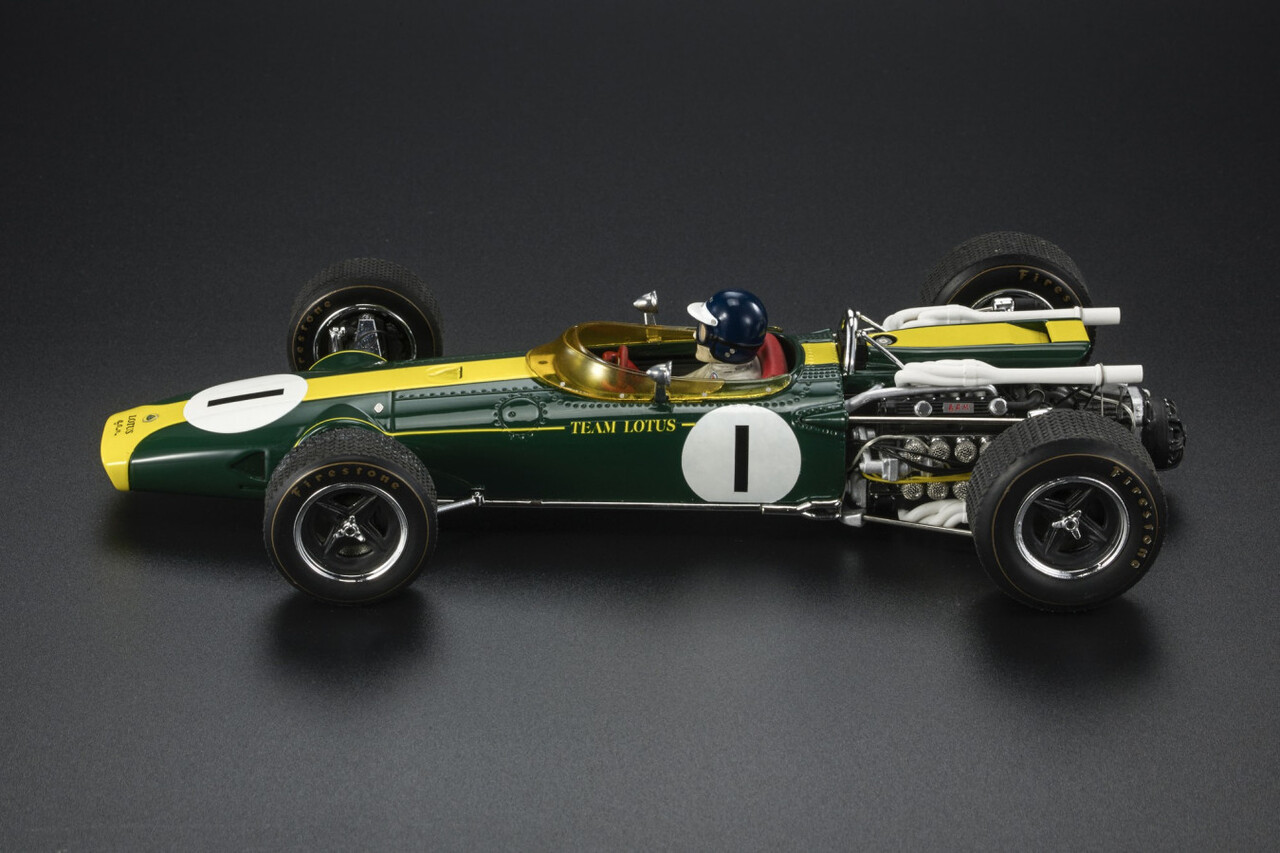 Formule 1 Lotus 43 Scuderia #1 Lotus Team Winner GP USA Watkins Glen + Pilot Figure 1966 Jim Clark - 1:18 - GP Replicas Formule 1 Lotus 43 Scuderia #1 Lotus Team Winner GP USA Watkins Glen + Pilot Figure 1966 Jim Clark - 1:18 - GP Replicas