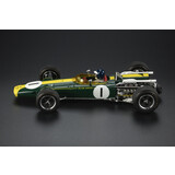 Formule 1 Lotus 43 Scuderia #1 Lotus Team Winner GP USA Watkins Glen + Pilot Figure 1966 Jim Clark - 1:18 - GP Replicas Formule 1 Lotus 43 Scuderia #1 Lotus Team Winner GP USA Watkins Glen + Pilot Figure 1966 Jim Clark - 1:18 - GP Replicas