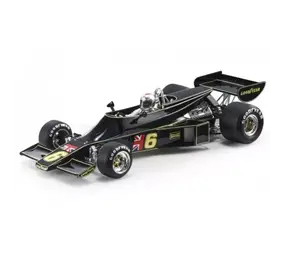 Formule 1 Lotus 77 #6 John PLayer Team Lotus GP Brazil 1976 + Pilot Figure Mario Andretti - 1:18 - GP Replicas Formule 1 Lotus 77 #6 John PLayer Team Lotus GP Brazil 1976 + Pilot Figure Mario Andretti - 1:18 - GP Replicas