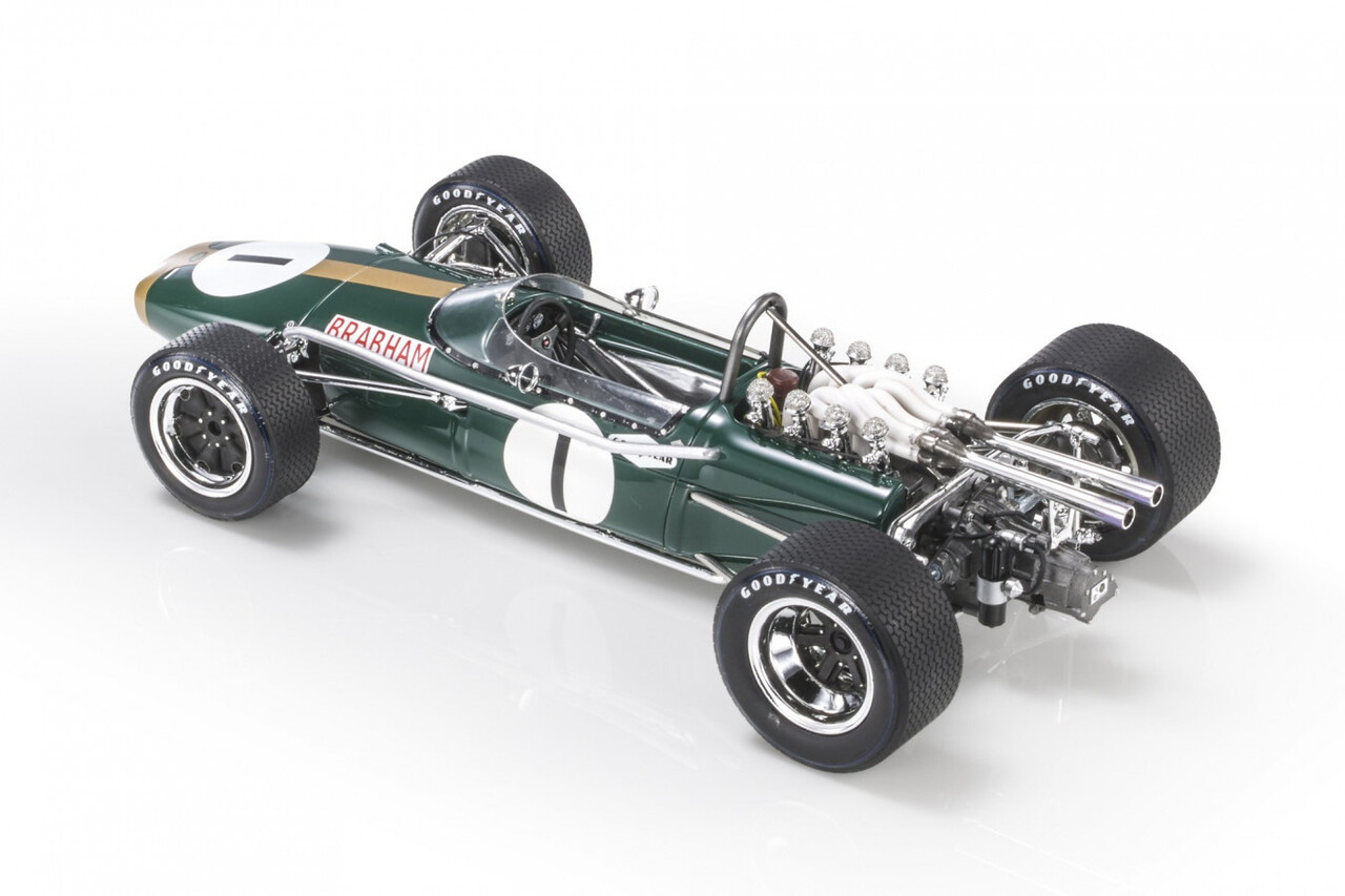 Formule 1 Brabham BT24 #1 Repco 2nd GP Mexico 1967 Jack Brabham - 1:18 - GP Replicas Formule 1 Brabham BT24 #1 Repco 2nd GP Mexico 1967 Jack Brabham - 1:18 - GP Replicas